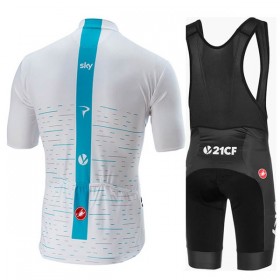 Tenue Cycliste et Cuissard à Bretelles 2018 Team Sky N001